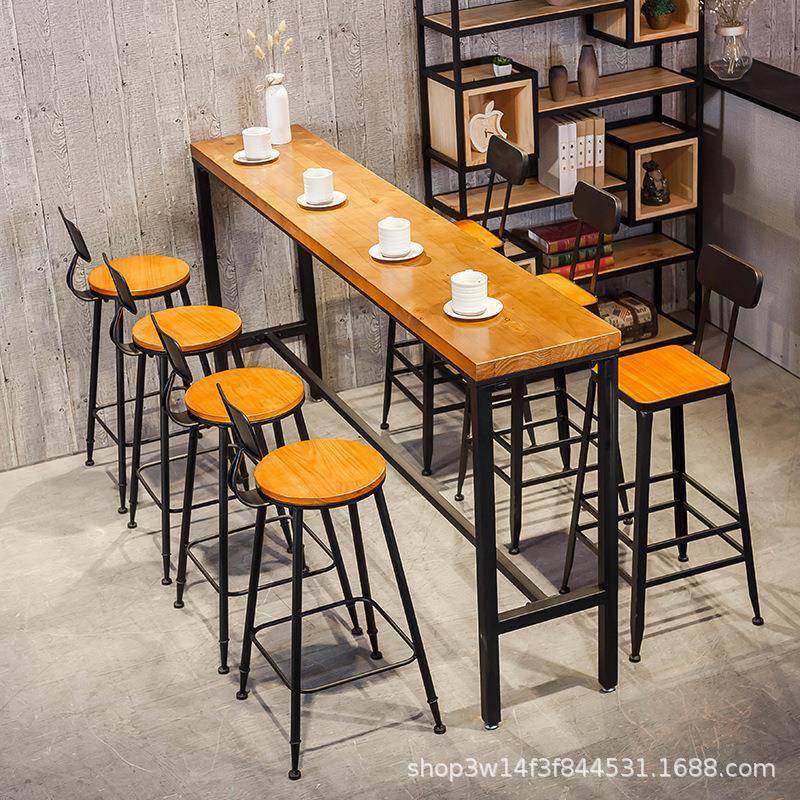 复古实木做旧吧台桌椅组合休闲酒吧高脚吧台桌办公室茶水间吧台,鲜花速递/花卉仿真/绿植园艺,割草机/草坪机,淘宝优惠券,粉丝福利购,淘宝优惠卷