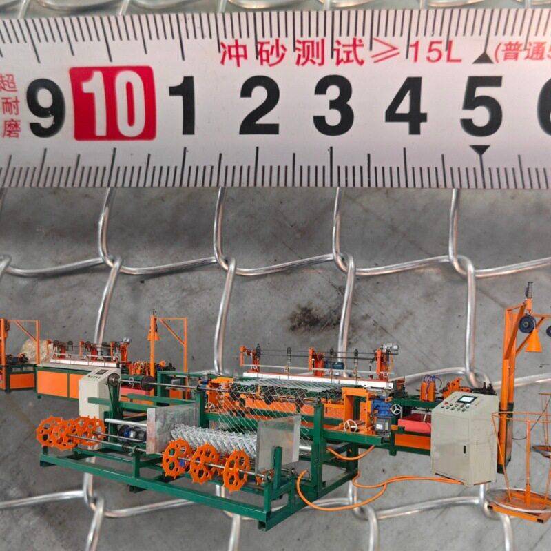 1mm丝径15mm网孔勾花铁丝网菱形网机天卓丝网机械厂家技术先进
