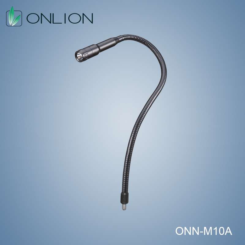 ONN欧恩万向软管鹅颈灯 LED机床工作灯设备照明灯防水机床射灯24V