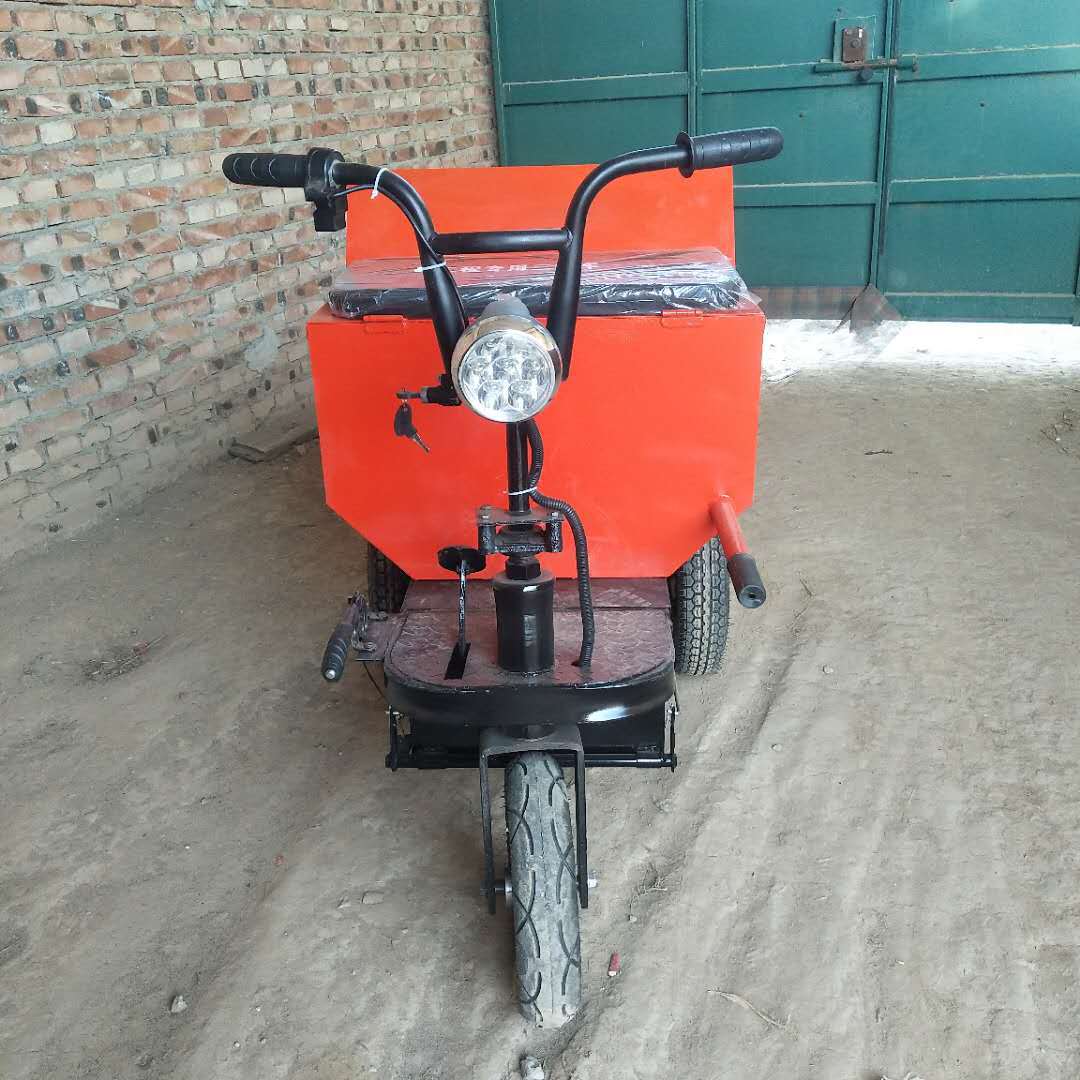 工程柴油电动三轮车 翻斗自卸式农用电动三马子 货运工地三轮车