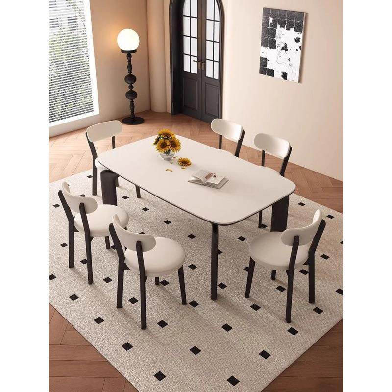 ZH奶油岩板餐桌现代家用简约大象餐桌椅小户型长方形复古实木饭桌,农机/农具/农膜,其它农用工具,淘宝优惠券,粉丝福利购,淘宝优惠卷