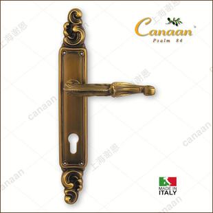迦南Canaan原装意大利进口铜门锁欧式古典房门锁豪华系列870P型号