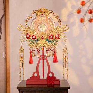 锦鸾归新娘结婚中式手工扇秀禾服成品手持婚扇出嫁朋友闺蜜送礼成