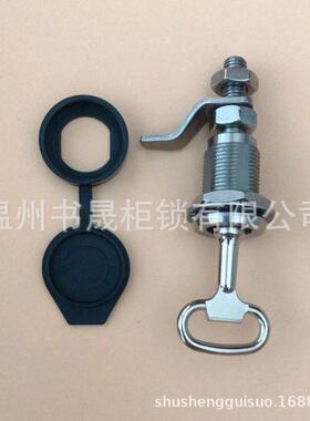 MS711sus动车用柜锁,火车用8*8四角锁芯柜锁,不锈钢柜锁MS816sus