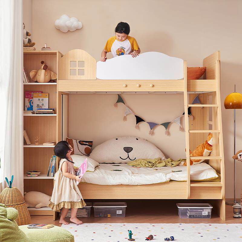 考拉森林儿童床小户型上下床高低子母床多功能组合床双层床带衣柜