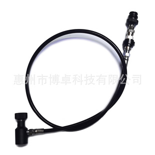 PAINTBALL通气软管37英寸彩弹比赛直软管跨境亚马逊速卖通EBAY