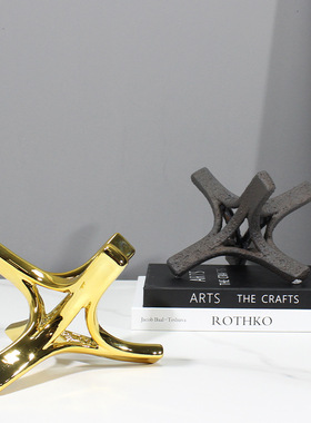 现代简约几何六角摆件家居饰品样