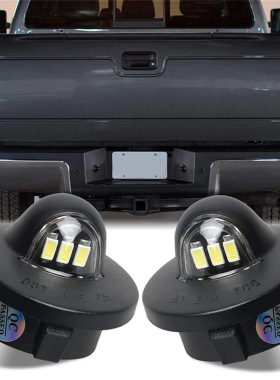 适用于福特猛禽Ranger F150 F250 F350 12V3WLED牌照灯