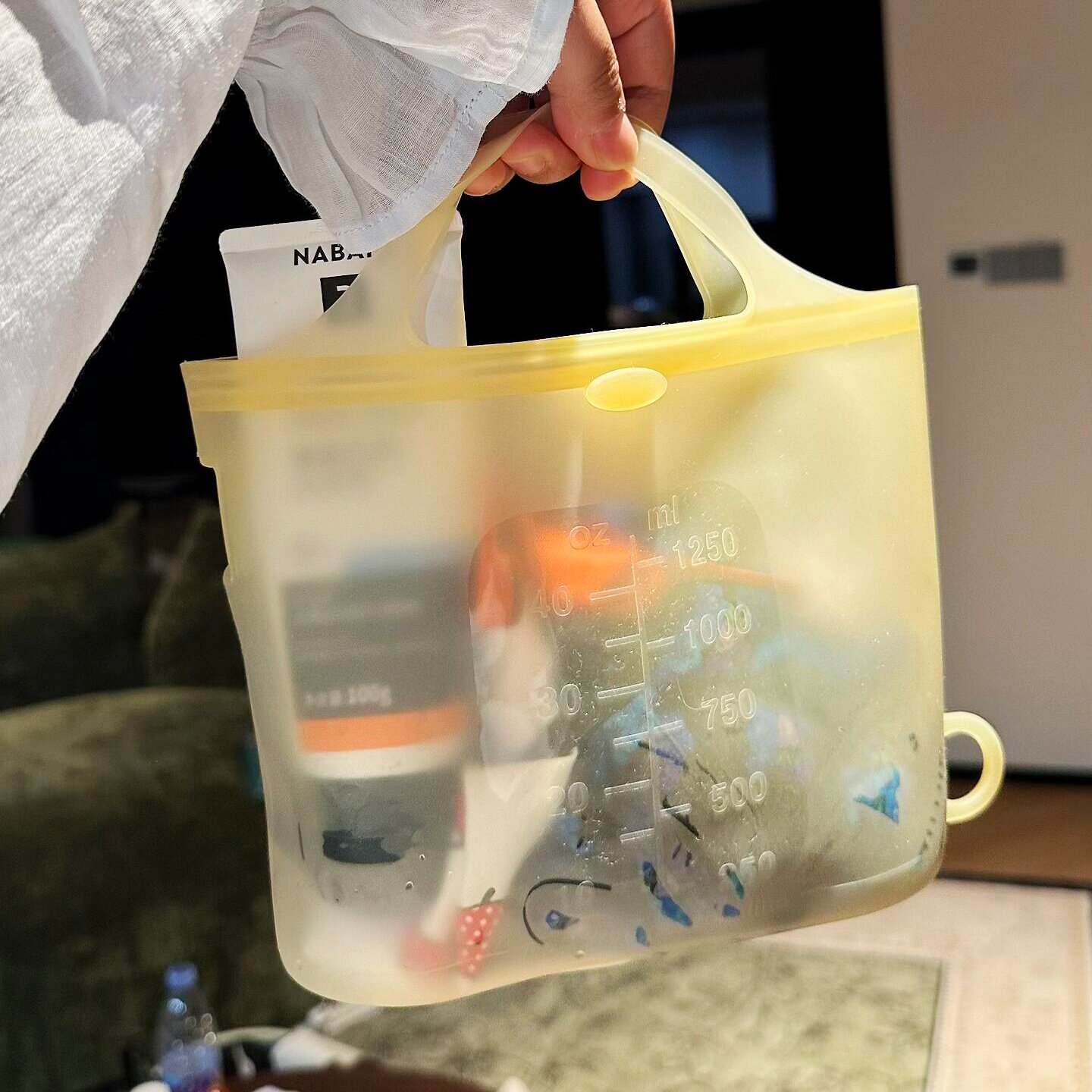防水游泳包硅胶大容量干湿分离手提包泳镜泳衣透明防潮便携收纳包