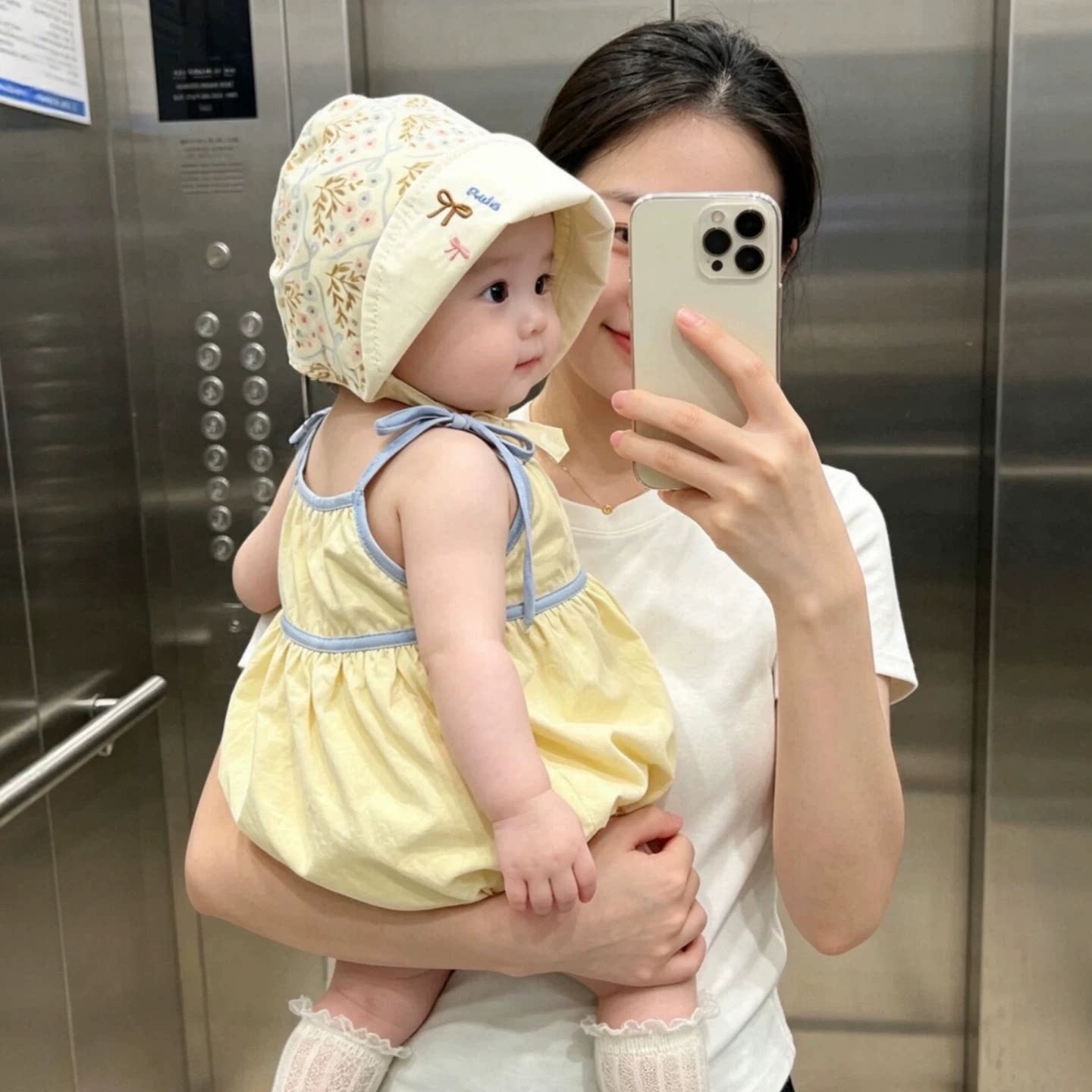 宝宝帽子夏薄款大帽檐防晒帽婴儿遮阳宫廷帽可调节洋气韩版包头帽