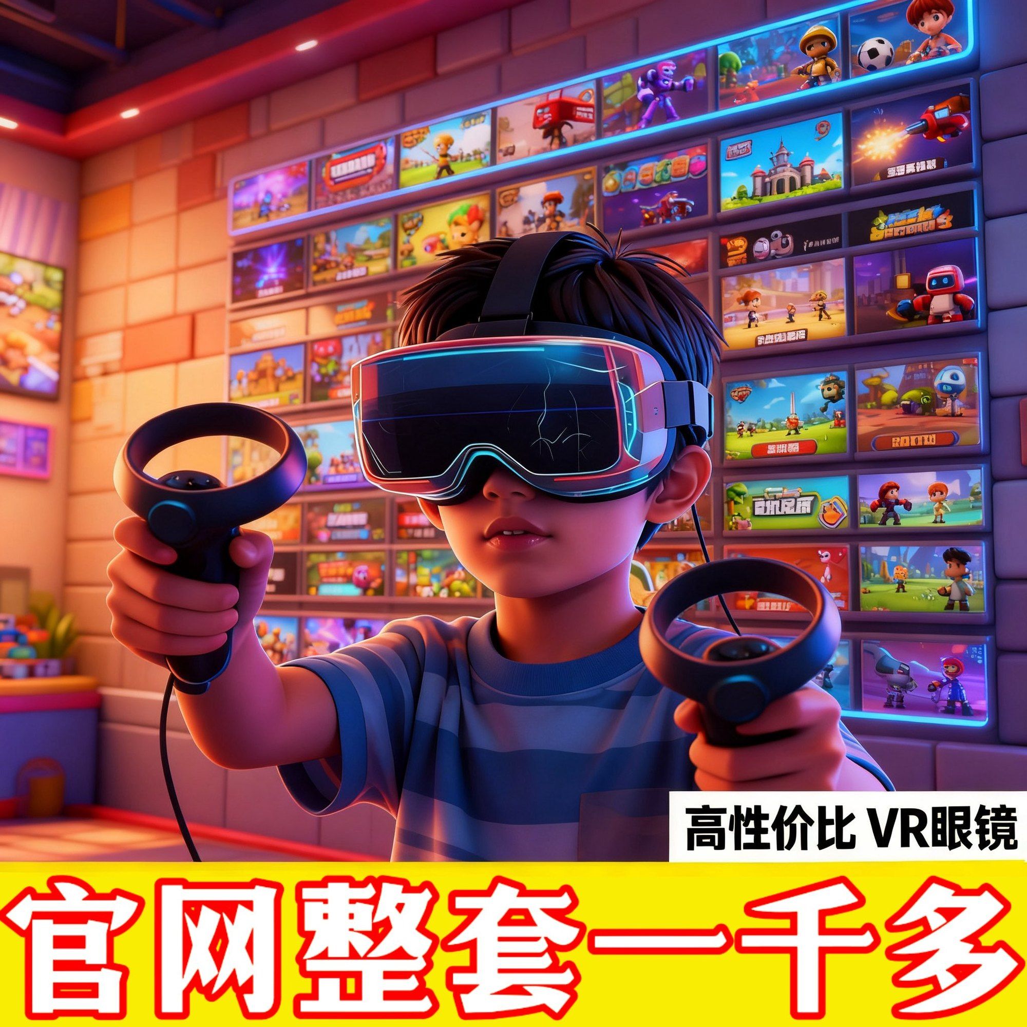 2026头戴式非一体机vr新款VR眼镜玩游戏身临其境玩具vr游戏虚拟