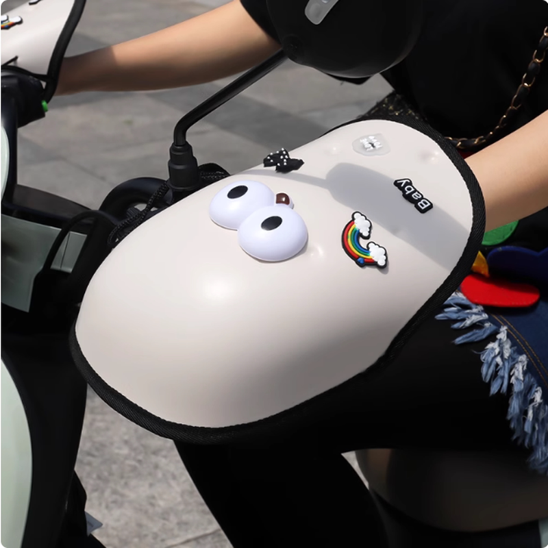 电动车防晒手套夏季电瓶自行车新款透气把手护罩遮阳挡风车把套女