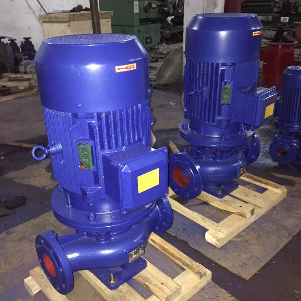 IRG立式管道离心泵 IRG150-160清水热水循环泵 22KW管路增压泵