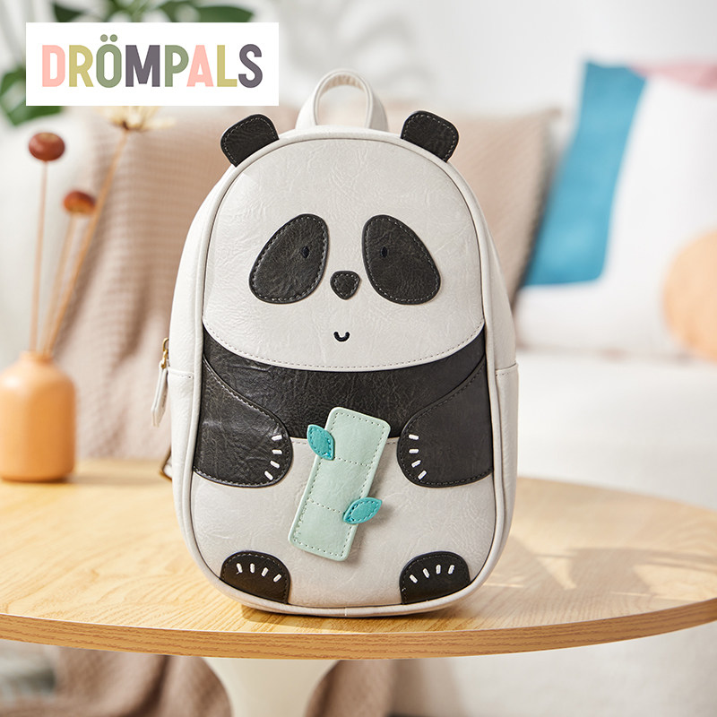 DROMPALS德仑帕司 儿童背包幼儿园书包潮娃必备设计师品牌-熊猫