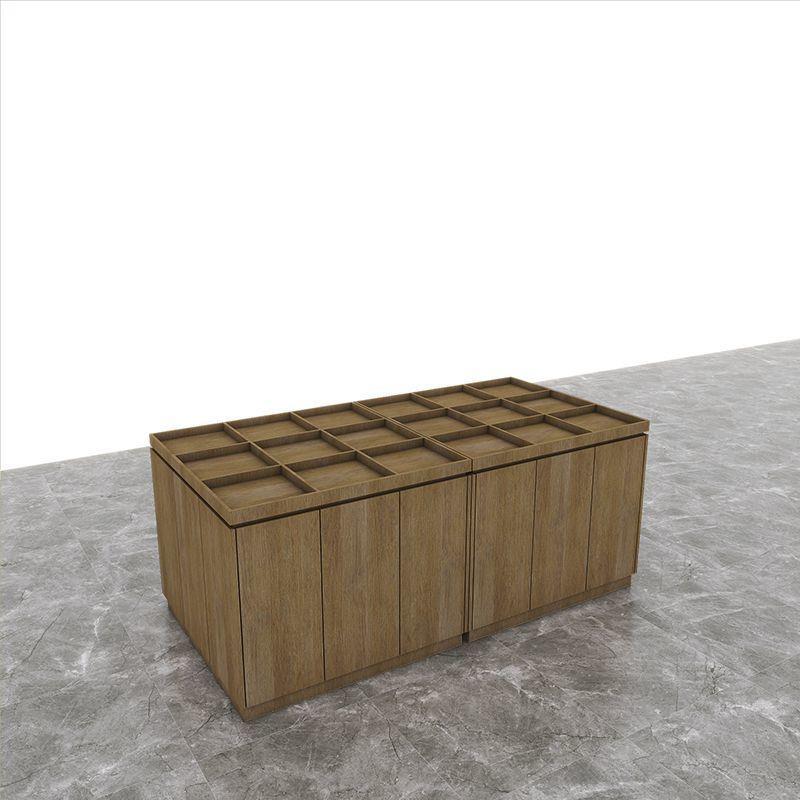 LN超市散称零食货架展示架中岛柜干货散货架糖果饼干散装食品展示