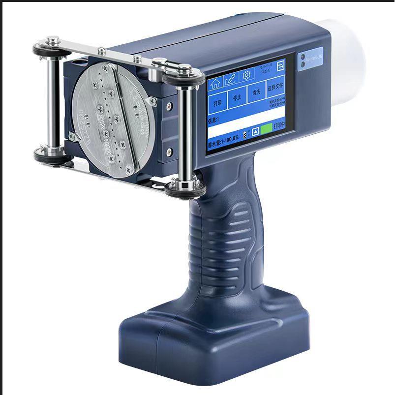 手持式喷码机金属木纸箱生产日期二维码条码标签包装袋打码机