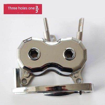 双杆升降晾衣架配件手摇器阳台手柄三孔两孔晒得乐郁金香恋伊通用