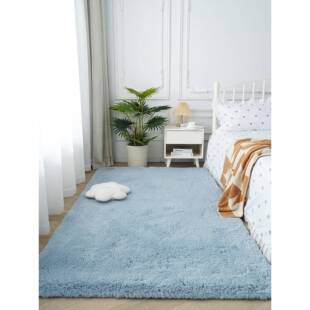 地毯卧室ins风高级感主卧室床边毯冬季保暖地垫加厚毛绒床前脚垫