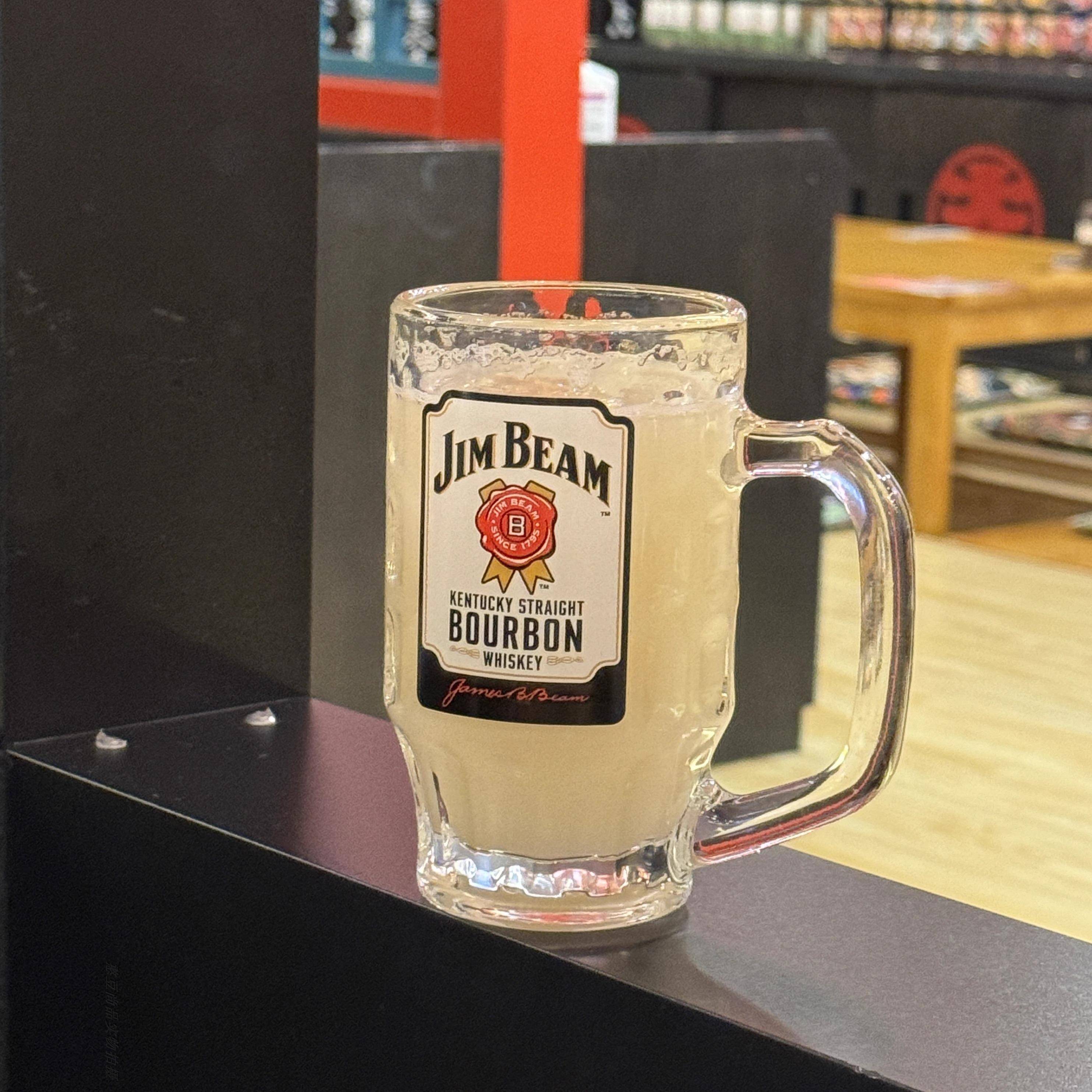 三得利Suntory白占边金宾嗨棒杯日料居酒屋烤肉店杯扎啤杯啤酒杯