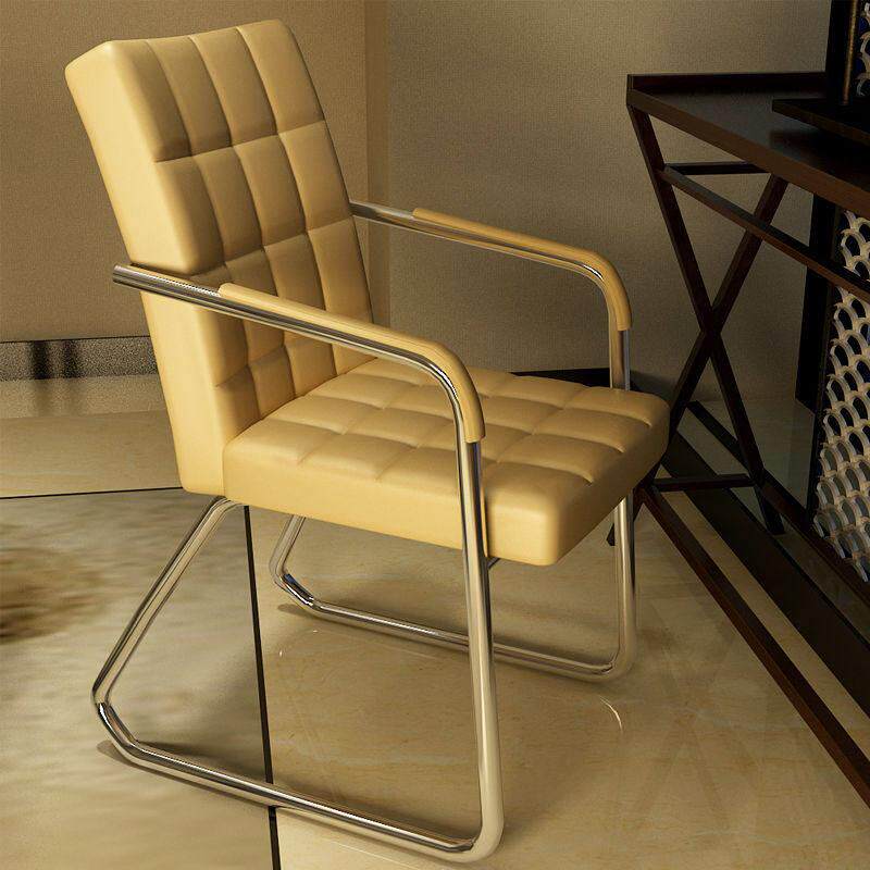 办公椅 家用电脑椅职员椅会议椅麻将椅四脚弓形椅子 会客椅网布椅