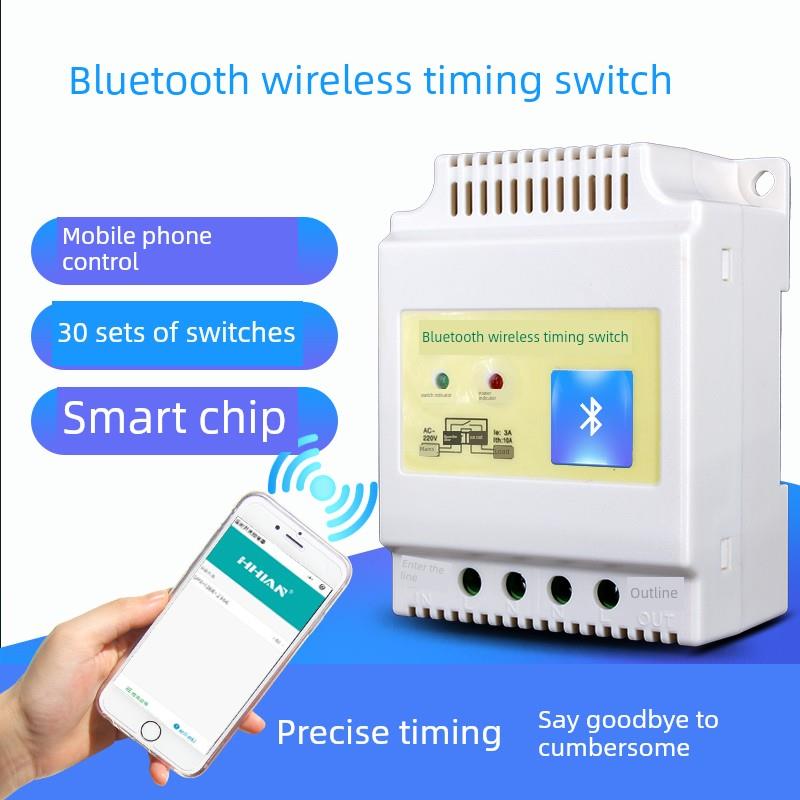 蓝牙定时开关定时器220v门头时控开关手机远程时控开关经纬度开关
