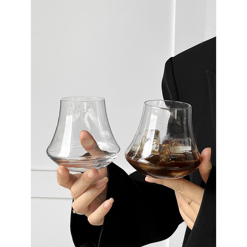 咖啡店用复古美式拿铁杯冰滴咖啡杯火山杯特调饮品杯威士忌酒杯