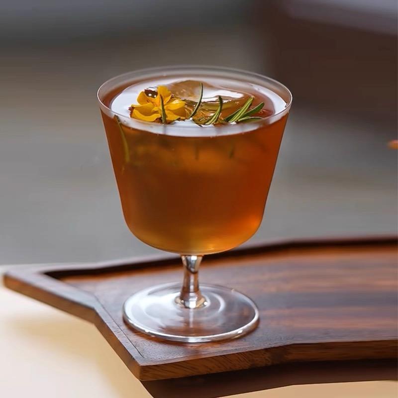 古典鸡尾酒杯高脚杯轻薄咖啡玻璃杯阔口杯特调杯金汤力杯气泡水杯