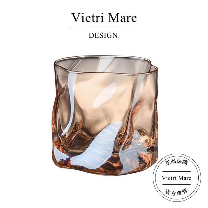 Vietri Mare玻璃杯高档家用创意洋酒杯扭扭酒杯威士忌杯子丨堤丰
