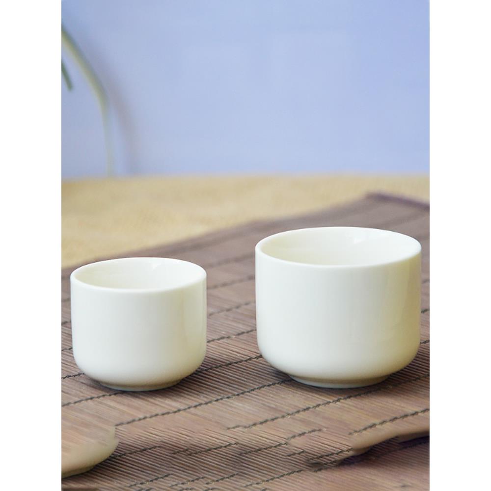 陶瓷订制一口杯子大号啤酒杯黄酒酒具中日式创意高脚杯小酒杯白酒