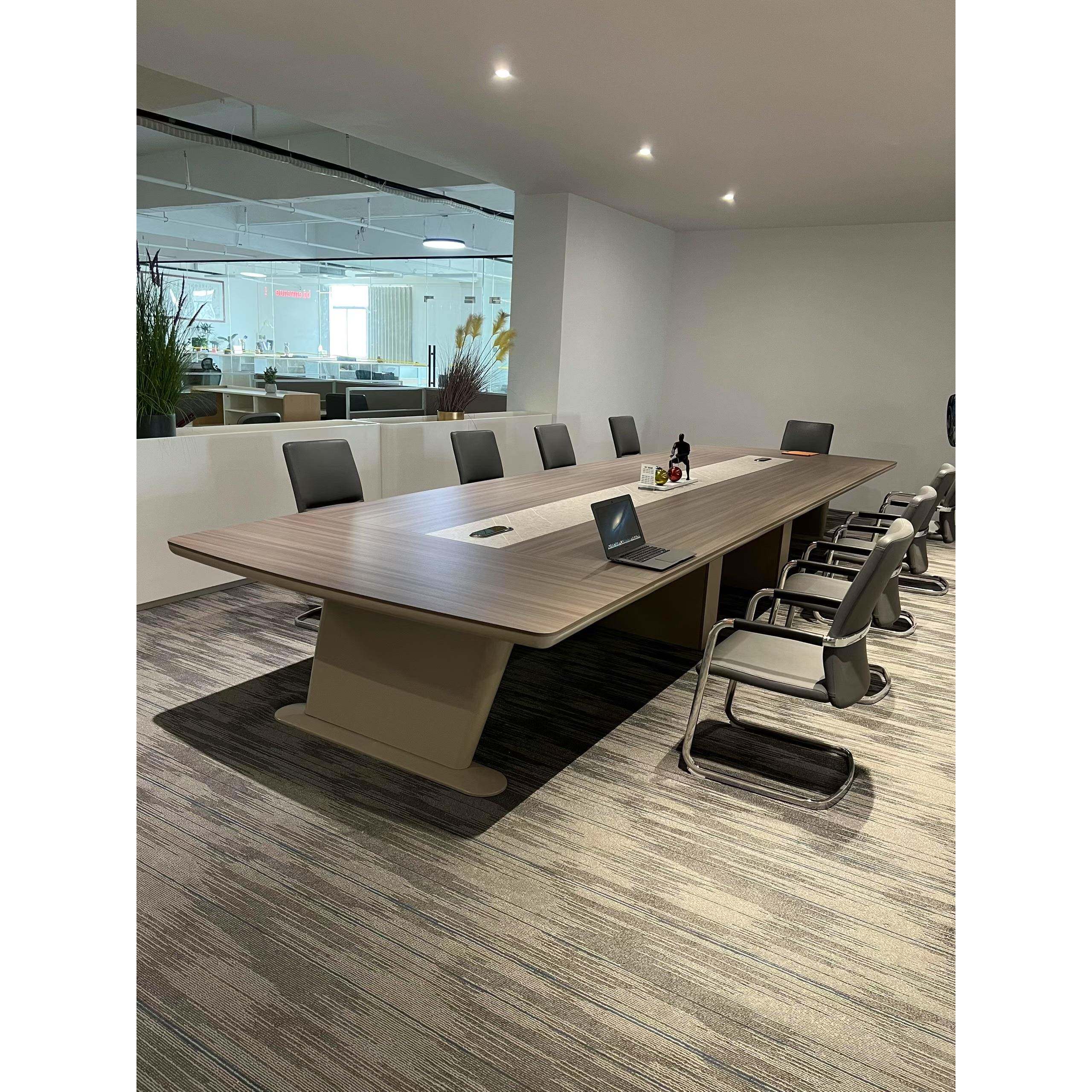 大型办公会议桌长桌简约现代员工培训桌洽谈长条桌会议室办公家具