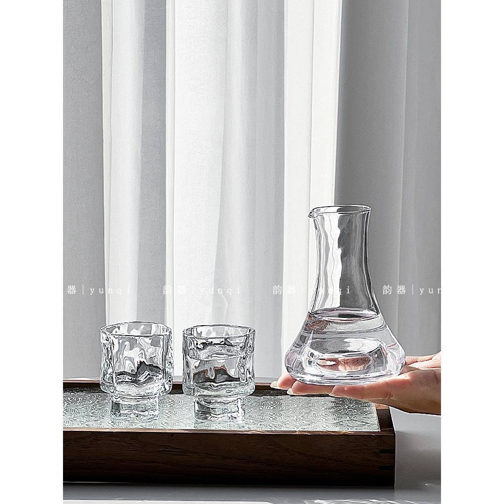 韵器在风格凹底葡萄酒分配器白葡萄酒烈酒迷你小葡萄酒杯玻璃家用