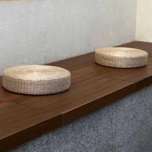 阳台地板自铺户外擡高防腐木实木地板露台花园庭院地面铺设木地台