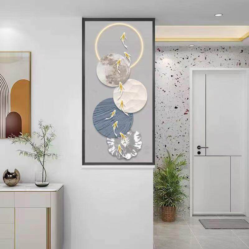 简约钢化玻璃屏风隔断客厅遮挡入户门玄关卫生间厕所半墙隔断定制