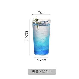 酒吧启航 日式科林杯 超薄柯林杯 嗨棒高球杯 无铅玻璃鸡尾酒杯