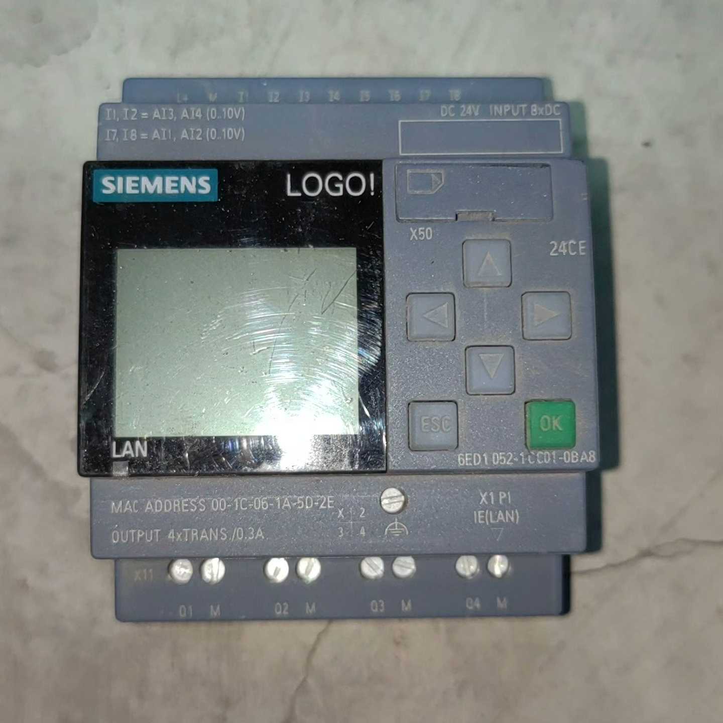 (询价)6ED1 052-1CC01-0BA8 LOGO控制器