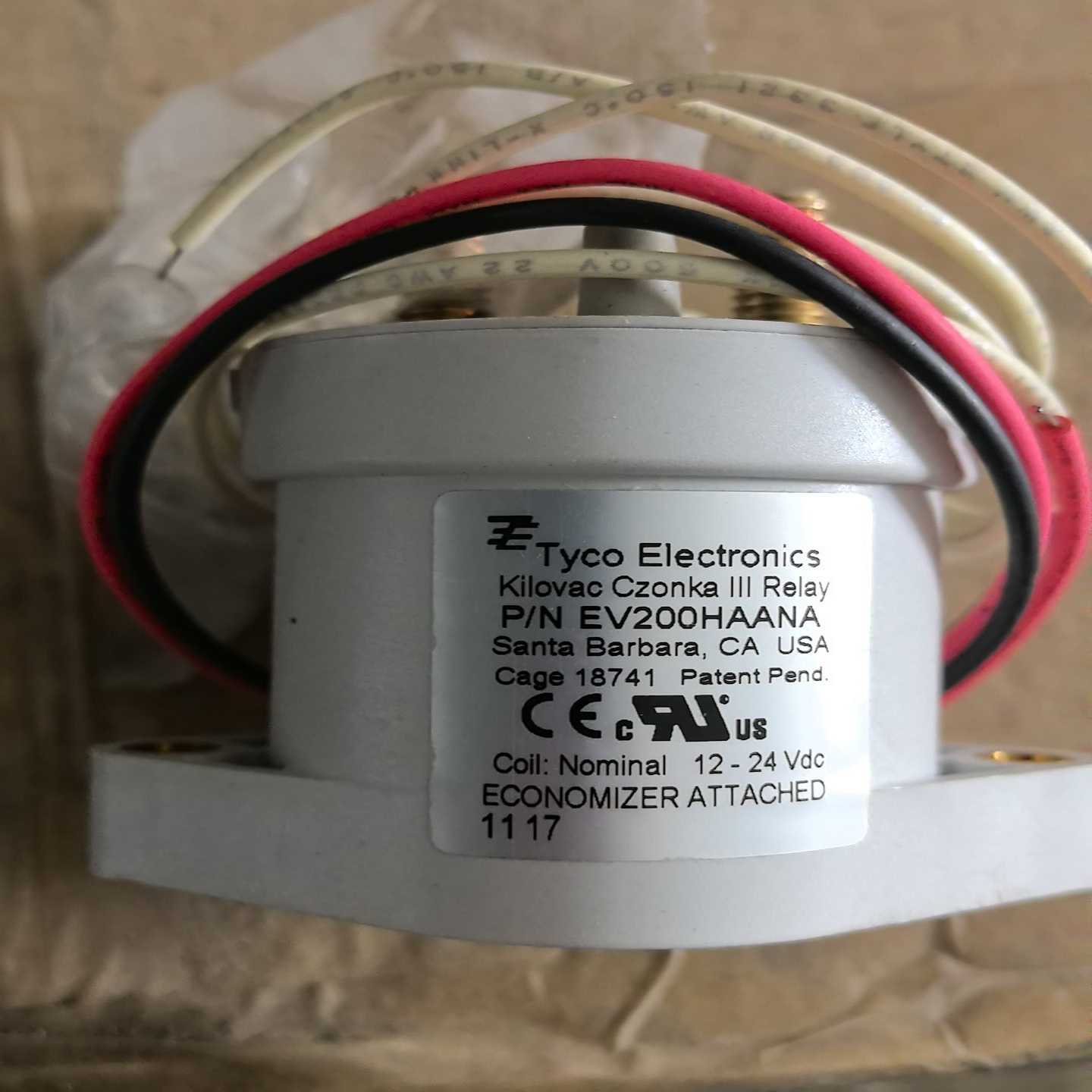 泰科继电器EV200HAANA200A泰科大功率继电器1询价