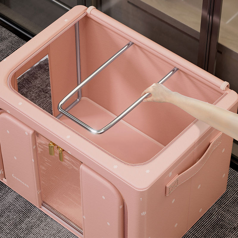 衣服收纳箱华达呢百纳箱家用布艺被子衣柜整理袋装羽绒服衣物