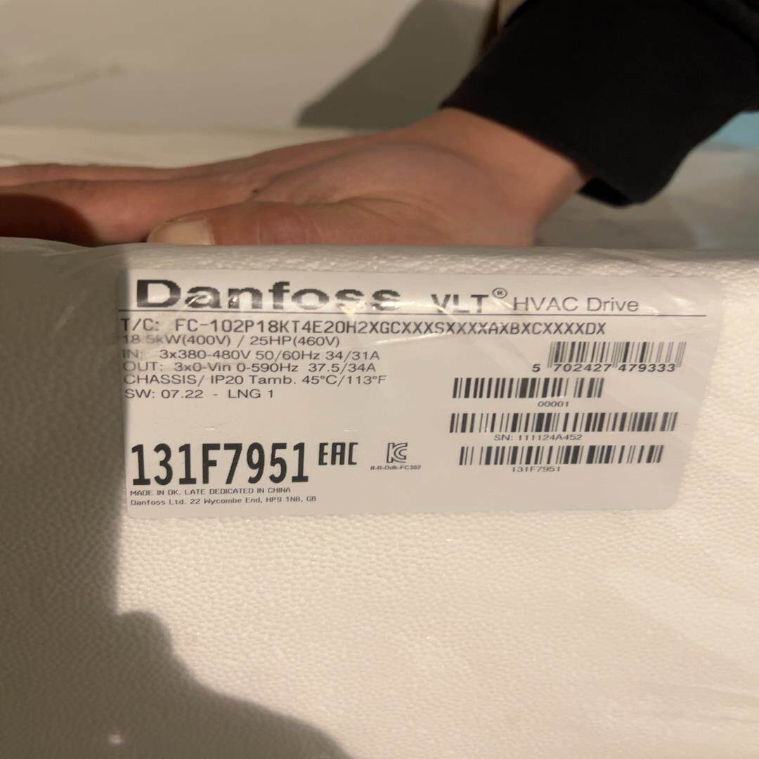 DANFOSS变频器FC102P18KT4E20H2XGCX~询价