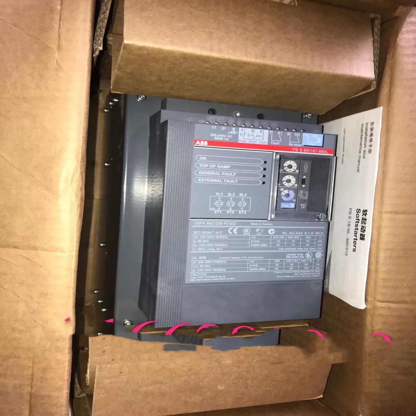 ABB软启动器 ,ABB软启动器 PSS85/147拍前询价