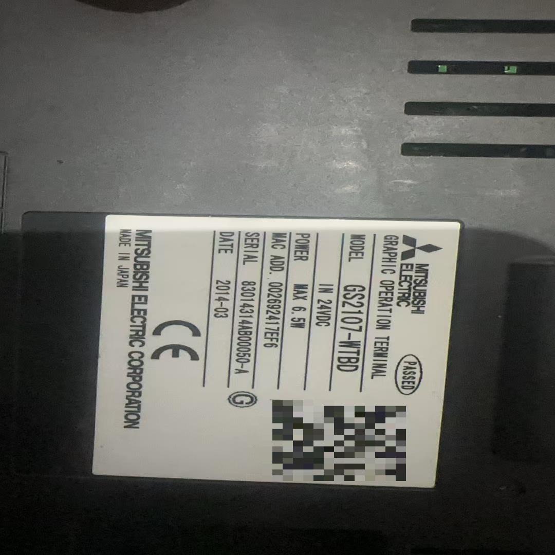 三菱触摸屏GS2107-WTBD  测试好（基数电子）