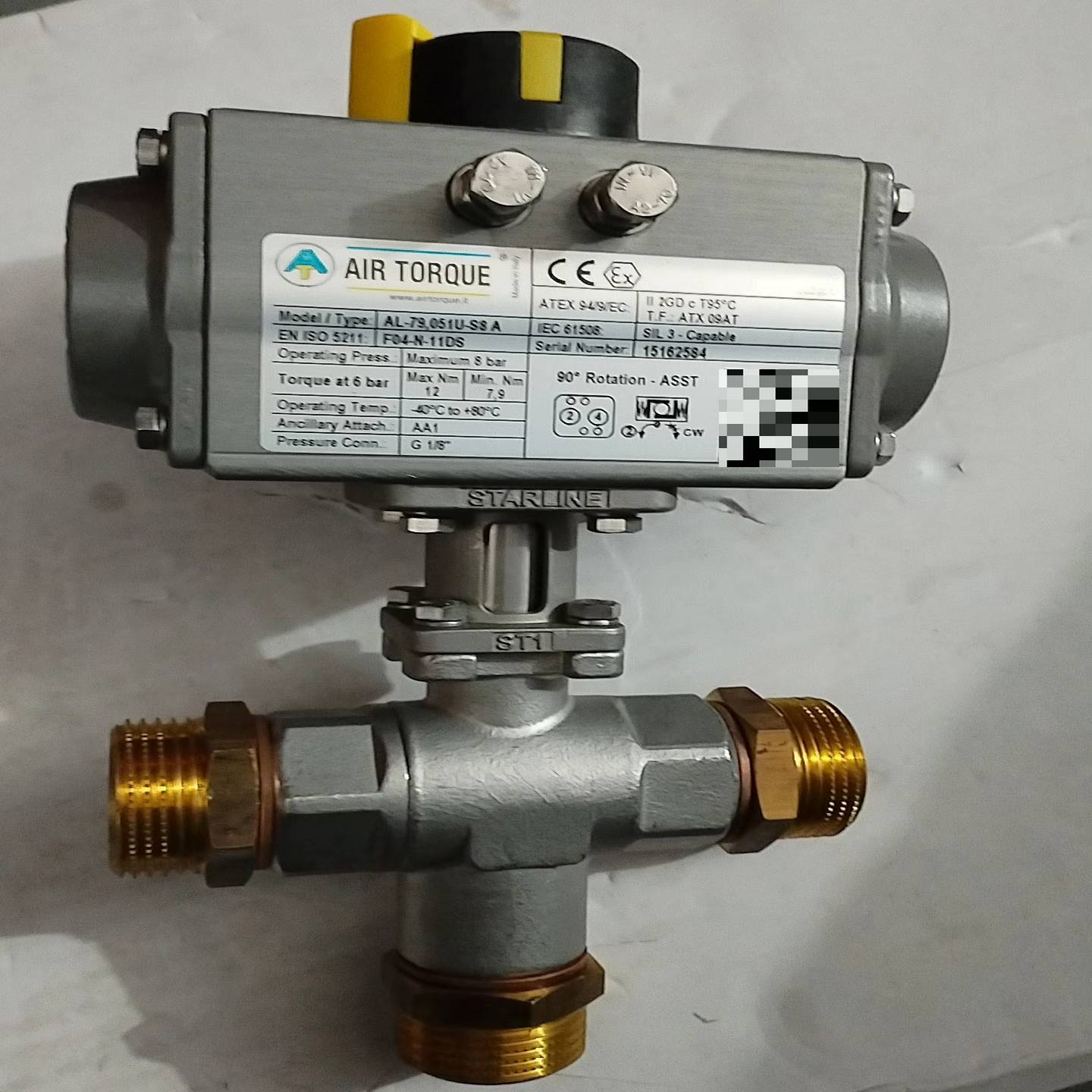AIR TORQUE意大利 AL-79，051U-S8A阀门拍前询价