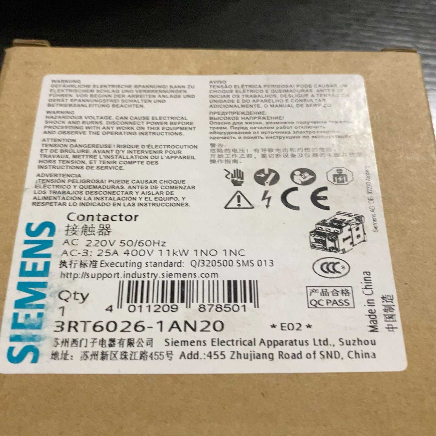 3RT6026-1AN20（1个）~询价