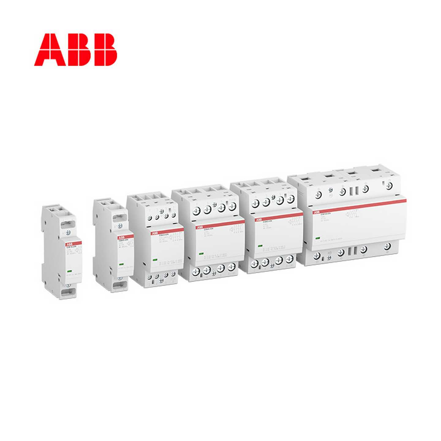 ABB接触器ESB系列模块化DIN导轨230V2P二极20A建筑用ESB20-20N-0A
