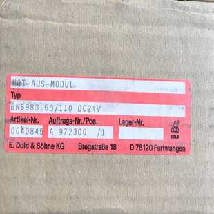 多德DOLD BN5983.53/110 货号0040845（耶耶电子）