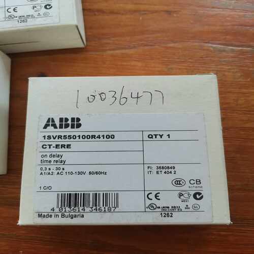 ABB时间继电器CT-ERE 1SVR550100R4100--议价商品