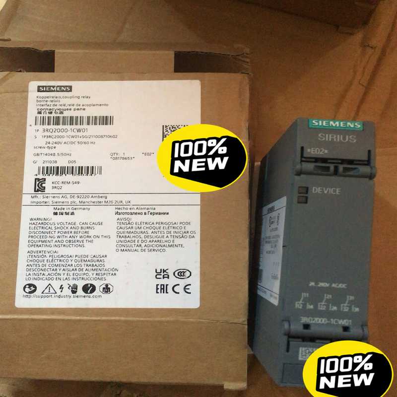 询价3RQ2000-1CW01 全新原装西门子耦合继电器 实物拍