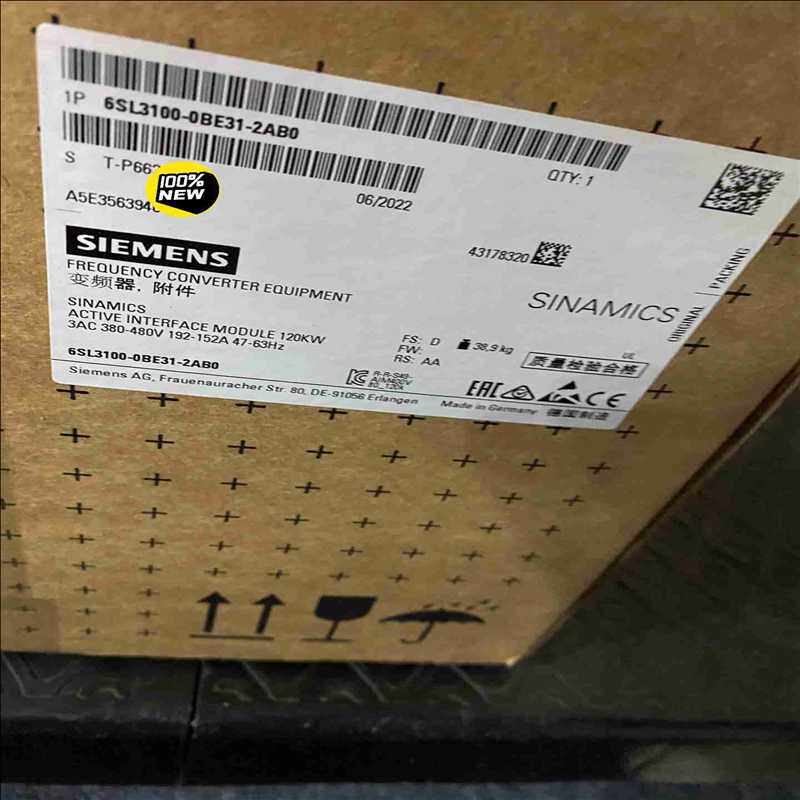(询价)全新原装现货S120电源模块120KW伺服滤波器6SL310