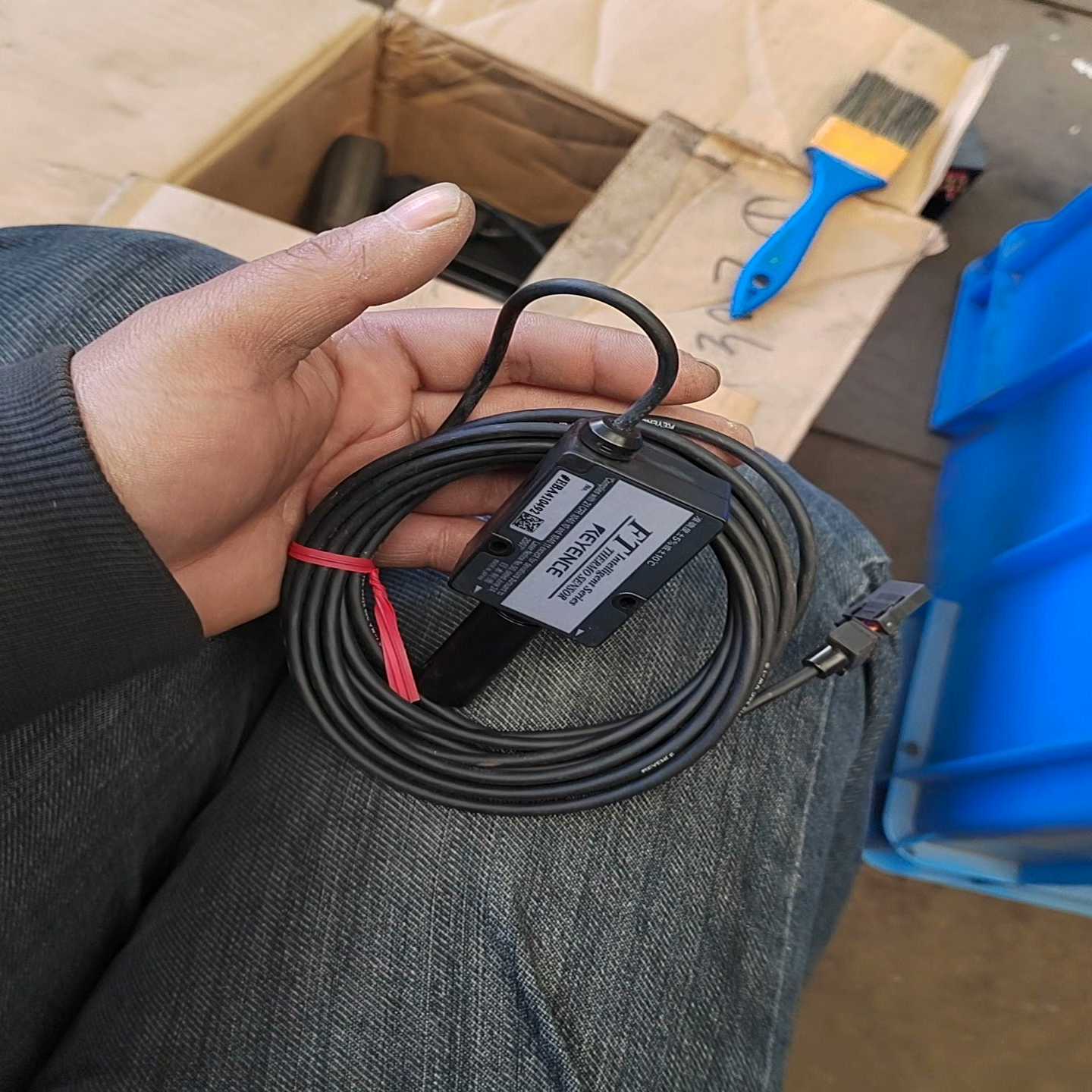 议价基恩士FT-H50C红外测温传感器，全新库存，没有包装了，实