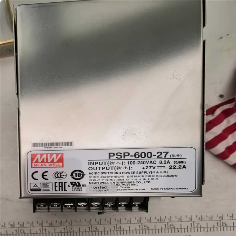 台湾明纬PSP-600-2727V222A二手拆机成【议价】
