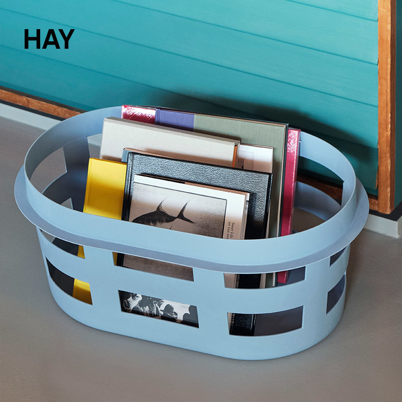 HAY Basket北欧纯色衣物收纳篮 脏衣篮脏衣篓 收纳筐现代简约